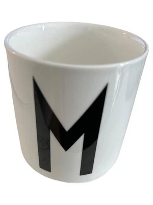Design Letters Kaffeetasse Becher Tasse M Weiß Keramik Modern - Bild 1 von 3