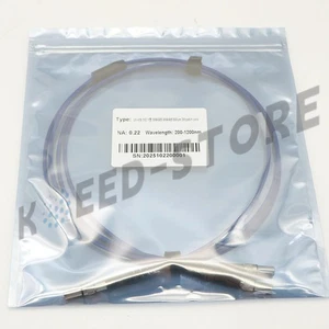 1PZ SMA905 1X2 600um Y UV-VIS tipo 1M fascio di fibre biforcate jumper - Foto 1 di 6