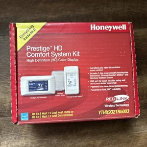 Honeywell YTHX9321R5003 Prestige HD Comfort System Kit New Open Box - Picture 1 of 9