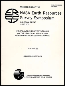 NASA Earth Resources Survey Symposium: First Comprehensive Symposium on the Pr.. - Picture 1 of 2