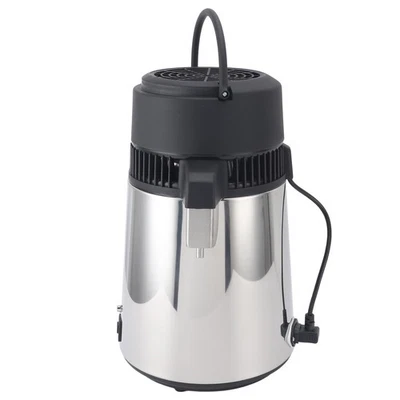 Distilled Water Maker 4L 750W Silver Single Button Blue Bottle Overtemperat - Image 1 of 4