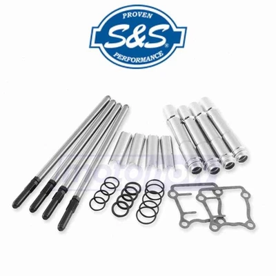 S&S Cycle Adjustable Pushrod Kit for 2006-2016 Harley Davidson FLHX Street hm Foto 1 de 4