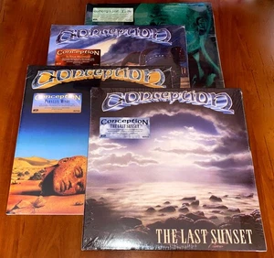 CONCEPTION 4x LP COLORED VINYL EU *LTD* SUNSET / PARALLEL / MULTITUDE / FLOW New - Picture 1 of 9