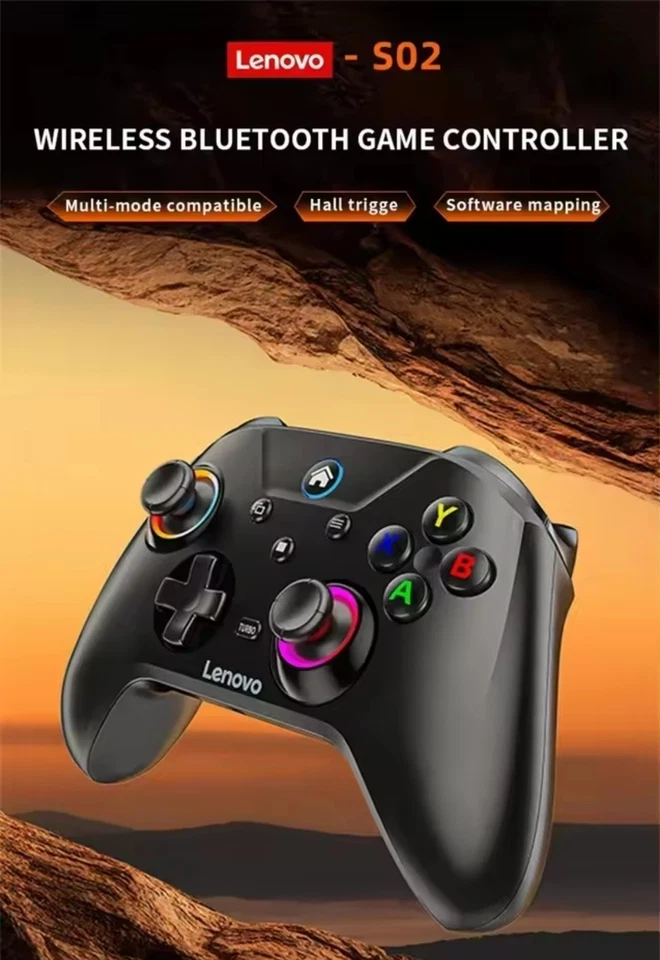 S02 Wireless Bluetooth RGB Controller for Switch OLED/Lite, PC & Mobile Gamepad - Immagine 1 di 4