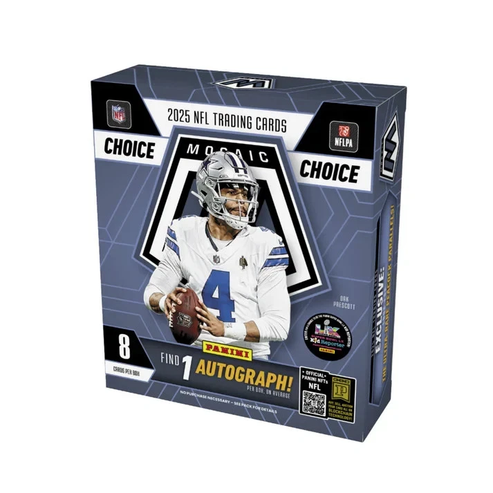 2025 Panini MOSAIC CHOICE NFL Football Hobby Box FACTORY SEALED!