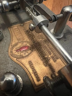 Vintage Vibroplex Original Telegraph Key Excellent Condition - Image 1 of 4