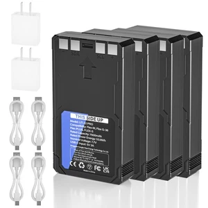 4-Pack Rechargeable LIT-22 Battery Compatible with Trail Camera Flex-M Flex G-36 - Picture 1 of 7