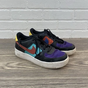Nike NBA x Air Force 1 '06 LV8 EMB GS DN4178-001 Kids Shoes Size 6.5 - Picture 1 of 11
