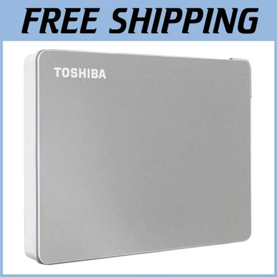 Canvio Flex 2TB Portable External Hard Drive - Silver - Image 1 of 4