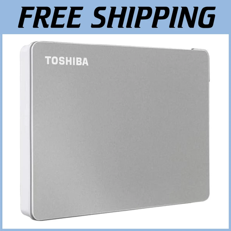 Canvio Flex 2TB Portable External Hard Drive - Silver - Image 1 of 4