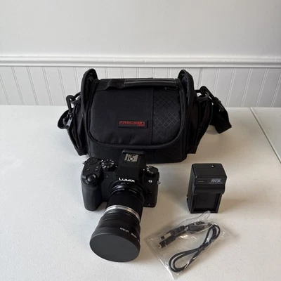 Panasonic Lumix DMC-G7 Mirrorless Micro 4/3 Digital Camera Black With Lens CLEAN - Image 1 of 4