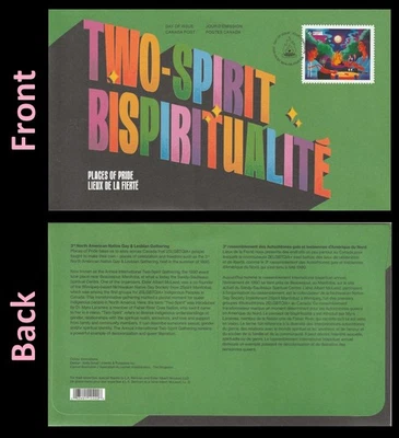 Canada 3496 Places of Pride NAM Native Gay & Lesbian Gathering FDC 2025 - Image 1 of 3