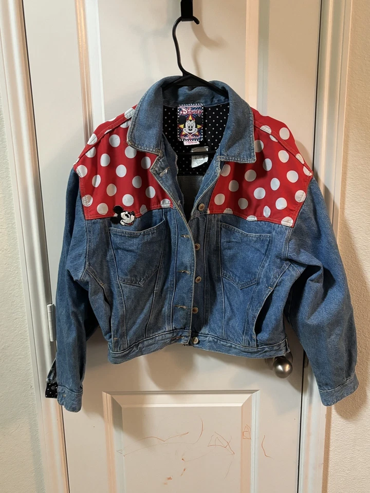 Chaqueta Denim Jou Hecha Exclusivamente para Disney Vintage Mickey & Minnie Grande Foto 1 de 4