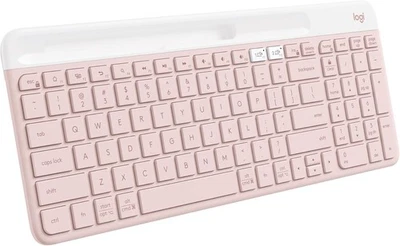 Logitech K585 Multi-Device Slim Compact WIreless Keyboard Universal Rose - Image 1 of 4