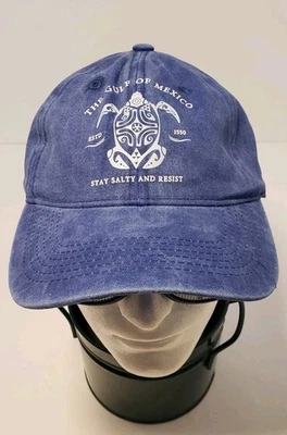 The Gulf of Mexico Blue Stay Salty and Resist Hat - Image 1 of 4