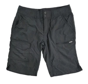 Columbia Omni-Shade Shorts Women's Size 2 Dark Gray Cargo Hiking Outdoors - Picture 1 of 12