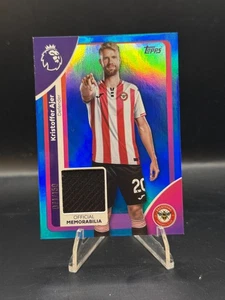 2025-26 Topps Premier League EPL Kristoffer Ajer Player Worn Patch Relic /150 - Picture 1 of 2