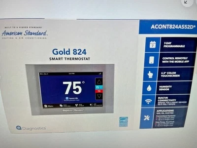 TRANE-American Standard Gold 824 Thermostat Control Touchscren ACONT824A -S52DAA - Image 1 of 2