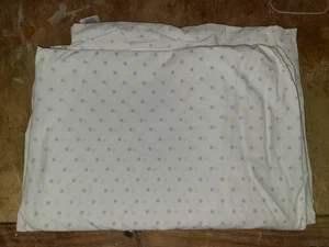 Hoja plana doble Pottery Barn Kids "puntos de lavanda" - Imagen 1 de 3