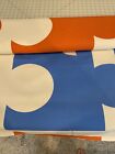 IKEA 2006 S. Edholm/L. Ullenius Baumwollstoff aus dem Ruhestand blau orange abstrakt 6+ Yd