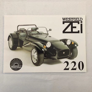 Westfield ZEi 220 Kit Car Roadster Sales Brochure Catalog - Picture 1 of 2