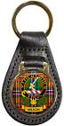 Leather Key Fob Scottish Family Clan Crest Wilson Made in Scotland