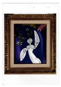 Foto original de pintura de colección Naftali Bezem נפתלי בזם 8,5x6"" - Imagen 1 de 2
