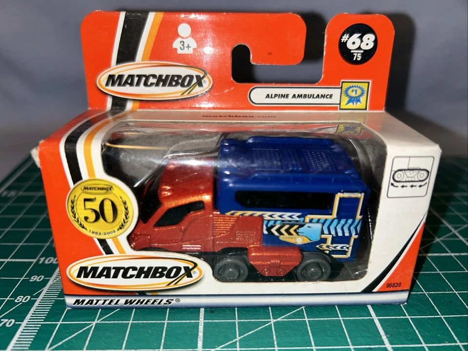Matchbox, Mattel Wheels, 2001, #68 Alpine Ambulance, Nuevo en caja Foto 1 de 4