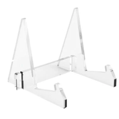 Acrylic Bookshelf Display Stand Photo Frame Brochure Artwork Holder Organizer - Image 1 of 4