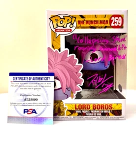 Funko POP! Animation : Lord Boros #259 One Punch Man Signed Chris Jai Alex - Picture 1 of 6