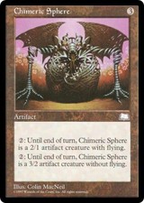 CHIMERIC SPHERE ~mtg NM Weatherlight Unc x1