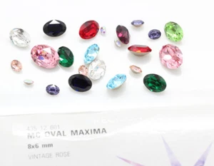 Genuino PRECIOSA 435 12 601 Ovalado MAXIMA Piedras Elegantes Cristales Estrás - Imagen 1 de 22
