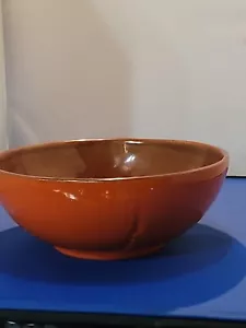 Cuenco mezclador vintage rojo Frankoma Harverst 224 para servir - Imagen 1 de 11