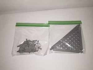 K'nex All Terrain Trekker 3 Various Sizes of Gray Flat Connectors/ 8-Pieces Set - Picture 1 of 2