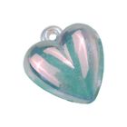 Acrylic Jewelry Heart Charm Jewellery Findings For Diy Necklace Earrings Making