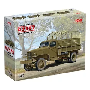 Camión del Ejército Americano G7107 Segunda Guerra Mundial ICM 35593 Escala 1/35 Kit Modelo Plástico - Imagen 1 de 19