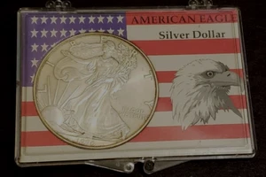 1996 $1 American Silver Eagle 1 oz .999 Silver US Coin Uncirculated - Picture 1 of 2