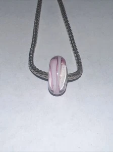 Auténtica cinta rosa Trollbeads TGLBE-10230 nueva y retirada; sin sellos distintivos - Imagen 1 de 4