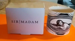 TAZA DE CAFÉ SIR MADAM AQUARIUS NUEVA EN CAJA - Imagen 1 de 2