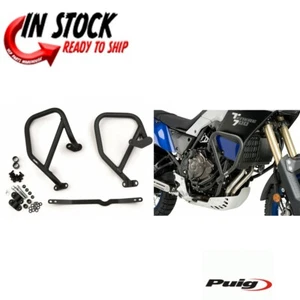 PUIG ENGINE GUARDS BLACK YAMAHA 2021-2024 XTZ700 TENERE 21192N - Picture 1 of 5