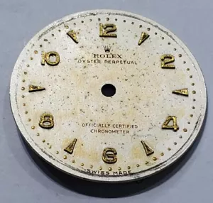 Raro y original. Pieza de esfera de burbuja perpetua Rolex Oyster 40s - Imagen 1 de 4