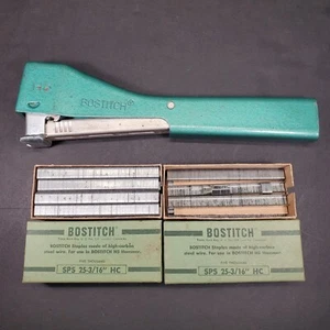 BOSTITCH Model H5 Hammer Tacker Hammer Stapler w/5000+ SPS 25-3/16" Staples VTG - Picture 1 of 11