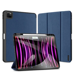 Fold Leather Case For Apple iPad Pro 13/11 2024 Auto-Wake Magnetic Buckle Cover - Picture 1 of 13