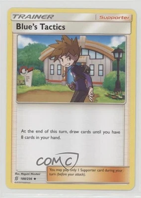 Blue's Tactics Pokemon Sun & Moon Unified Minds #188 - Image 1 of 2