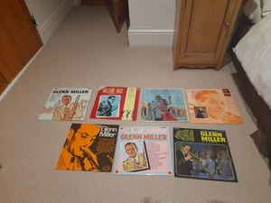 Collection of 8 Glenn Miller vinyl LPs Records Big Band Jazz Blue Moonlight 30s - Picture 1 of 1