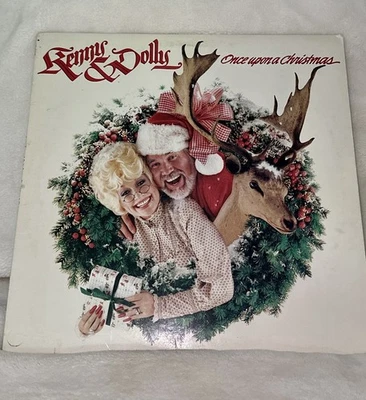 DOLLY PARTON KENNY ROGERS ONCE UPON A CHRISTMAS LP RCA 1984 Excellent Foto 1 de 4