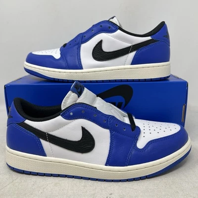 Nike Air Jordan 1 Retro Bajo OG Juego Azul Real Negro Para hombres 9 Sin Tapa CZ0790-140 Foto 1 de 4