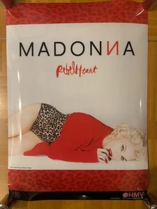 Madonna /Rebel Heart 2015 Japan Original Promo Mini Poster A3 11.5x16in 29x42cm - Picture 1 of 7