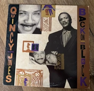 Quincy Jones Back On The Block Vinyl 1989 Miles Davis Ray Charles - Picture 1 of 8
