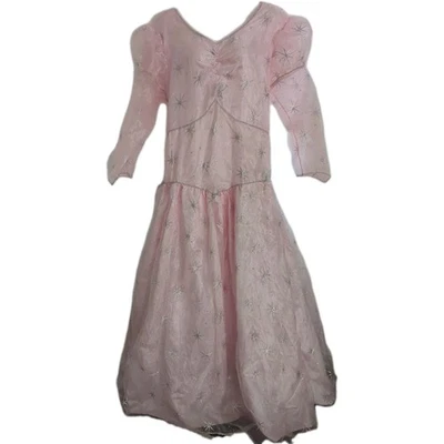 Wicked Wizard of Oz Glinda Plus Size Adult Costume 5x Pink Silver Sparkle Dress - Image 1 of 4
